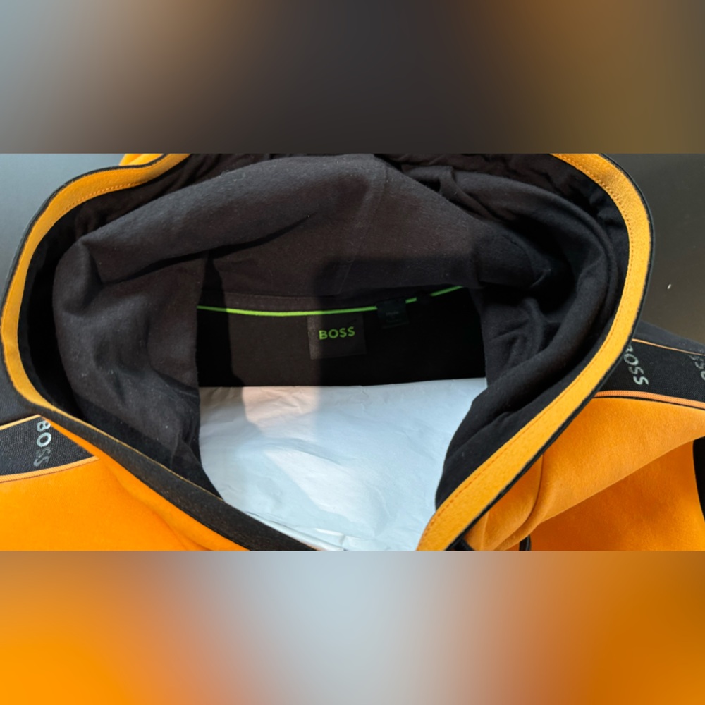 Orange boss hoodie